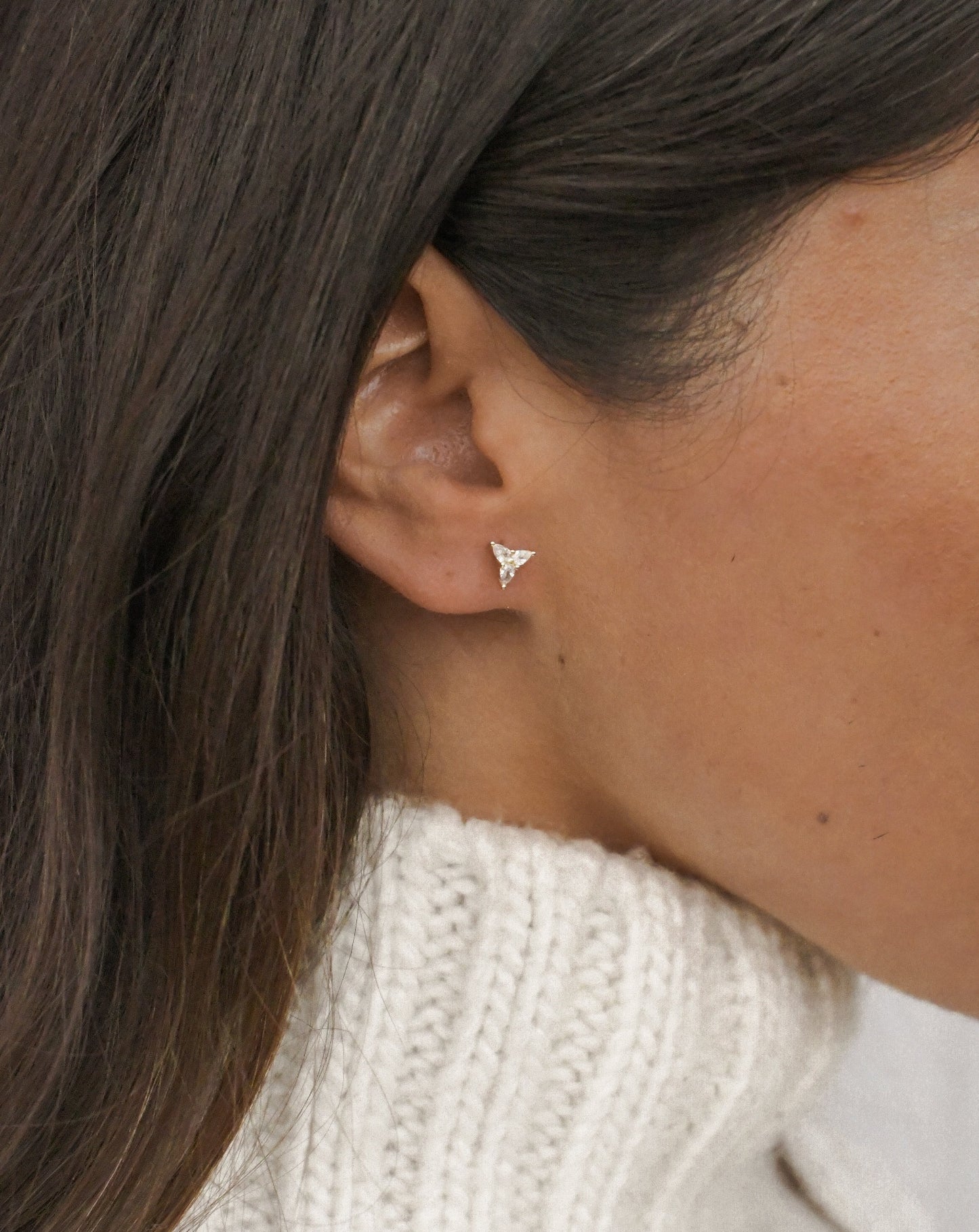 Piercing Elina circón - gold