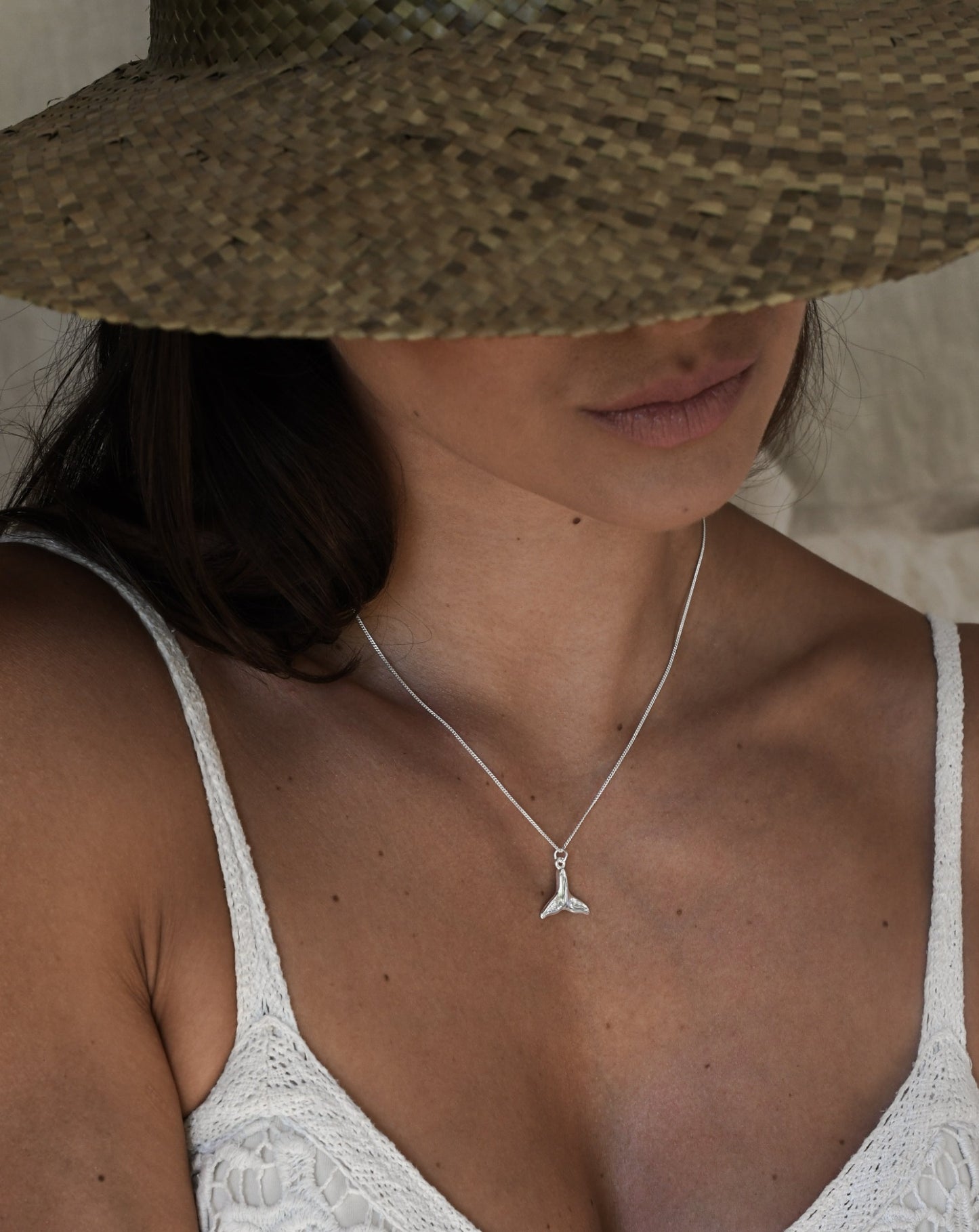 Collar Cola de Ballena - silver