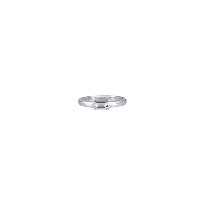 Anillo Agra Cuarzo Cristal - silver