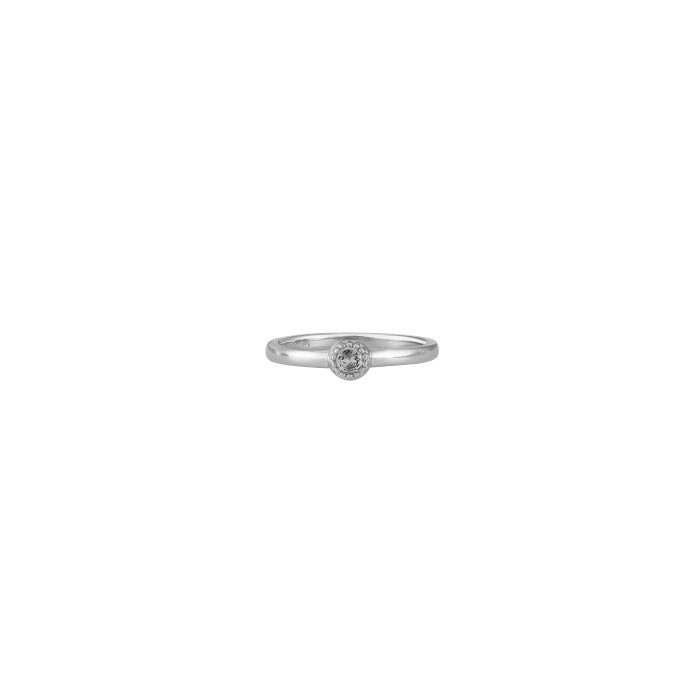 Anillo Petra Cuarzo Cristal - silver