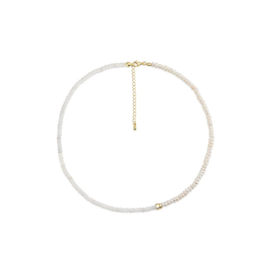 Collar Serena Piedra Luna - gold