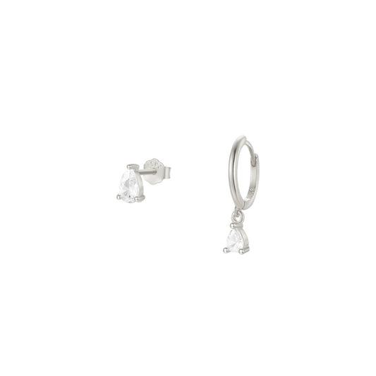 Pack de aros Filipa - silver