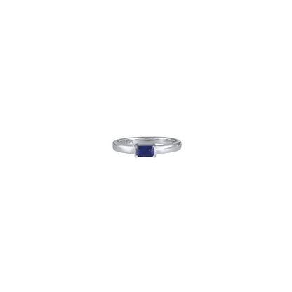 Anillo Agra Lapislazuli - silver