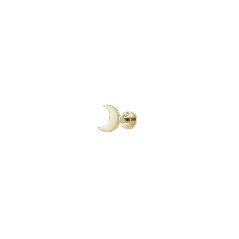 Piercing (P) Moon - gold