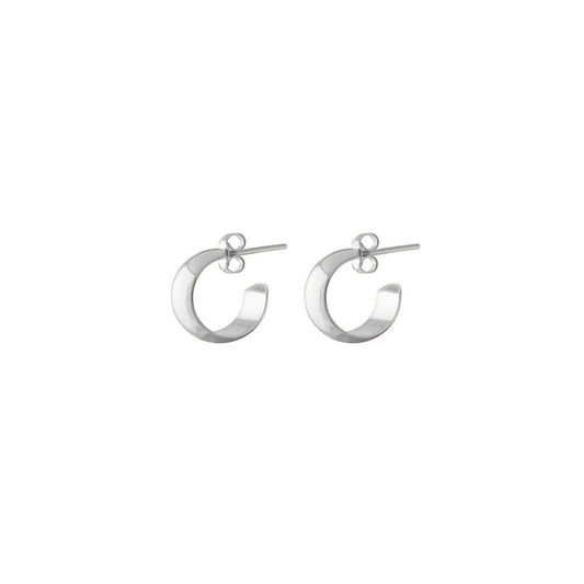 Argollas Amanda 12mm - silver (B)